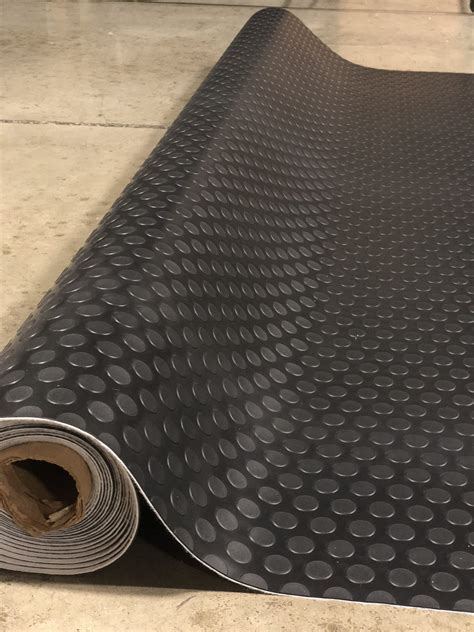 black coin vinyl flooring